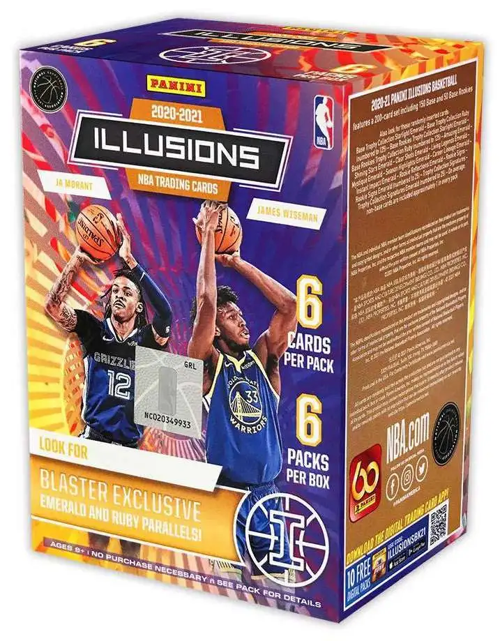 2021 Panini Illusions Football 6-Pack Blaster Box (Exclusive Parallels!)