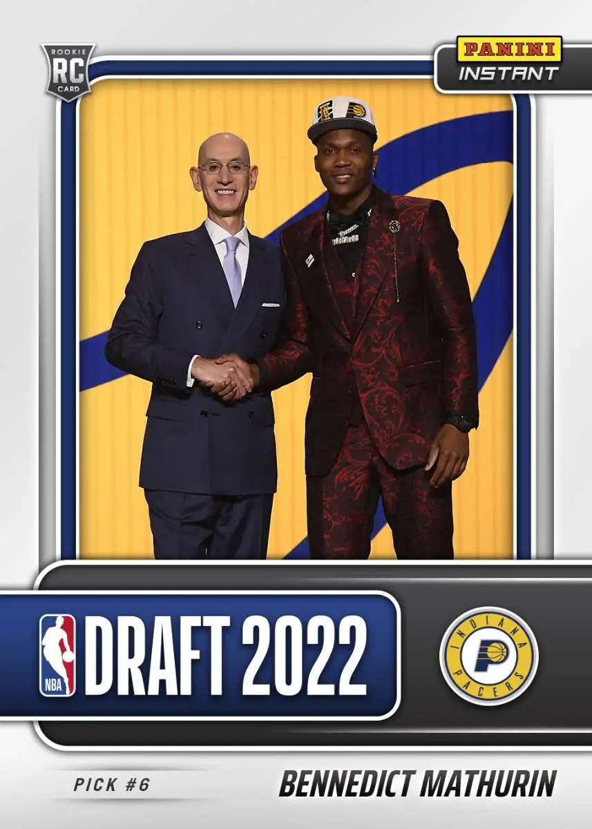  BENNEDICT MATHURIN RC AUTO MEM 2022-23 Chronicles /99 Gold  Standard Rookie Jersey Autographs Pacers Panini NM+-MT+ NBA Basketball :  Collectibles & Fine Art