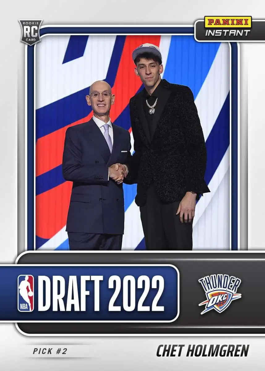 Thunder choose Holmgren with No. 2 pick in 2022 draft