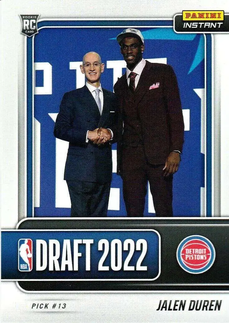 NBA 2022-23 Instant Draft Night Basketball Jalen Duren DN13 [#13 Pick]