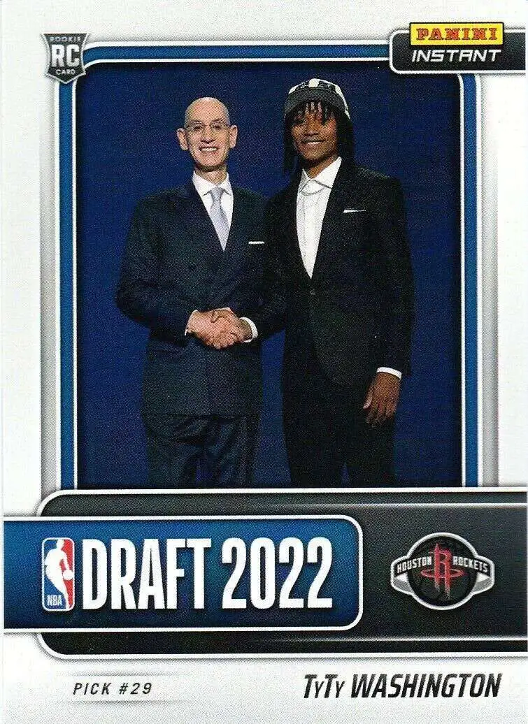 NBA Houston Rockets 2022-23 Instant Draft Night Basketball TyTy Washington DN23 [#29 Pick]