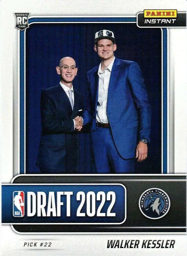 NBA 2022-23 Instant Draft Night Basketball Walker Kessler DN19 [#22 Pick]