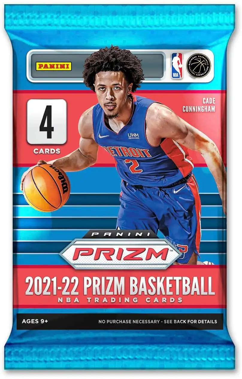 NBA Panini 2021-22 Prizm Basketball Trading Card RETAIL Pack 4