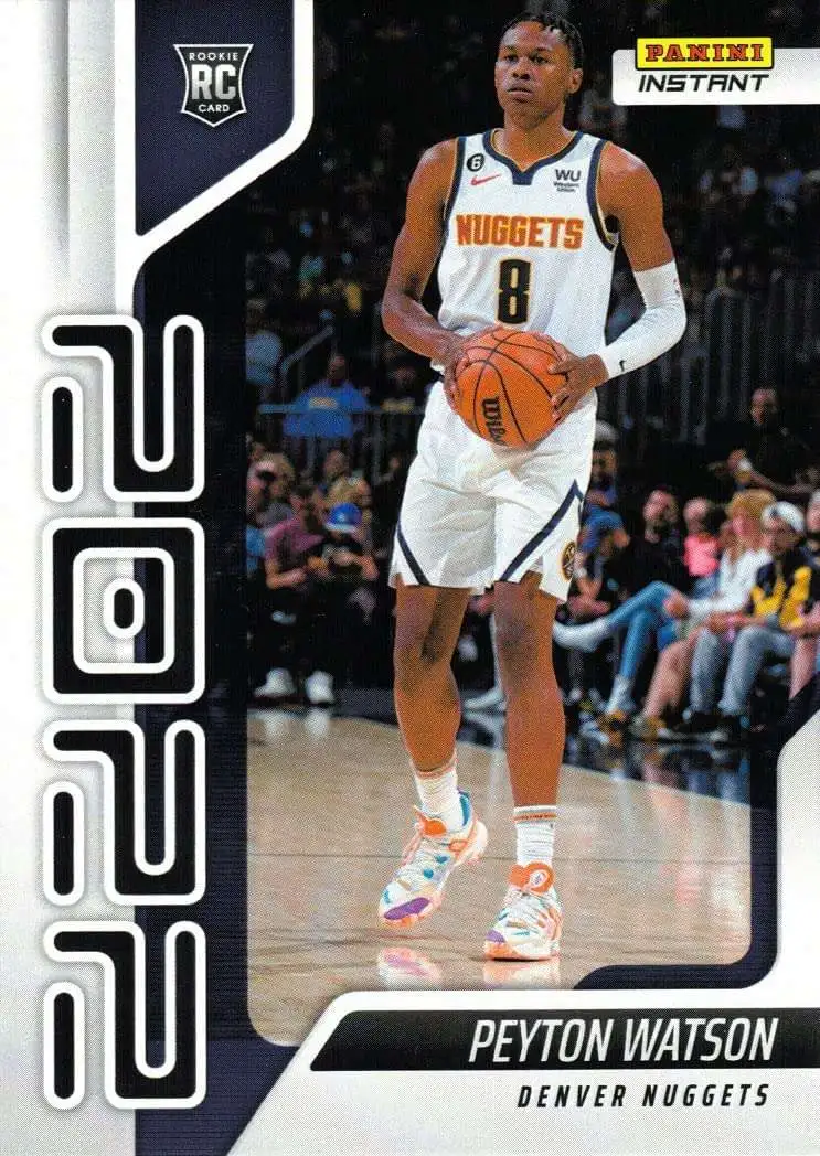 NBA 2022-23 Instant Year One Basketball Peyton Watson #30 [Rookie Card]