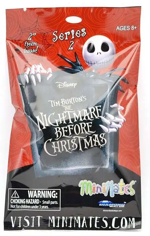 Nightmare Before Christmas Minimates Series 2 2-Inch Mystery Pack [1 RANDOM Figure]