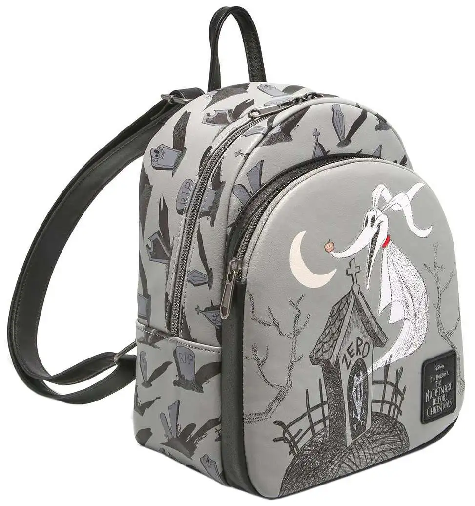 Nightmare Before Christmas Zero Graveyard Metallic Mini Backpack