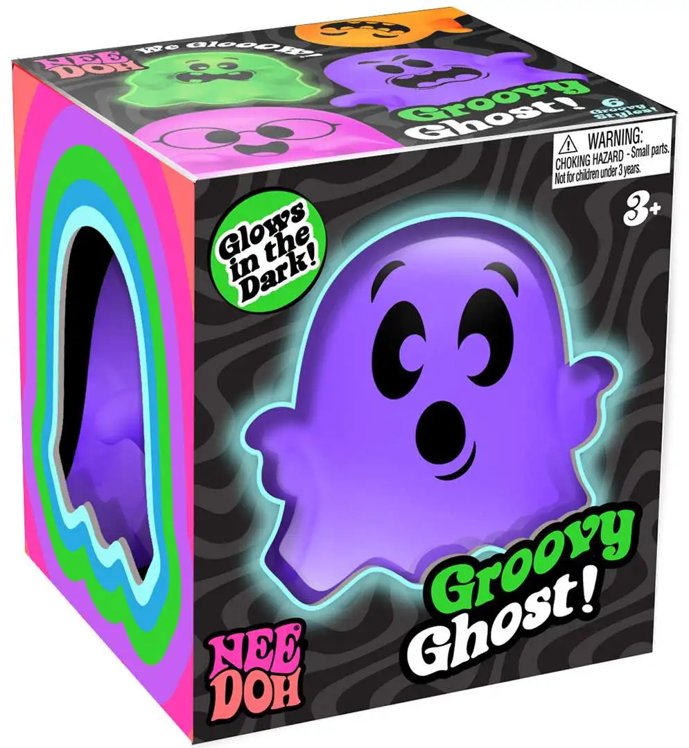 NeeDoh The Groovy Glob Groovy Ghost! Stress Ball [1 RANDOM Figure]