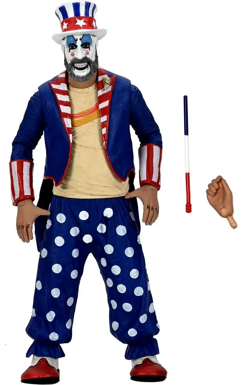 NECA House of 1000 Corpses Rob Zombies Captain Spaulding Tailcoat 7 ...