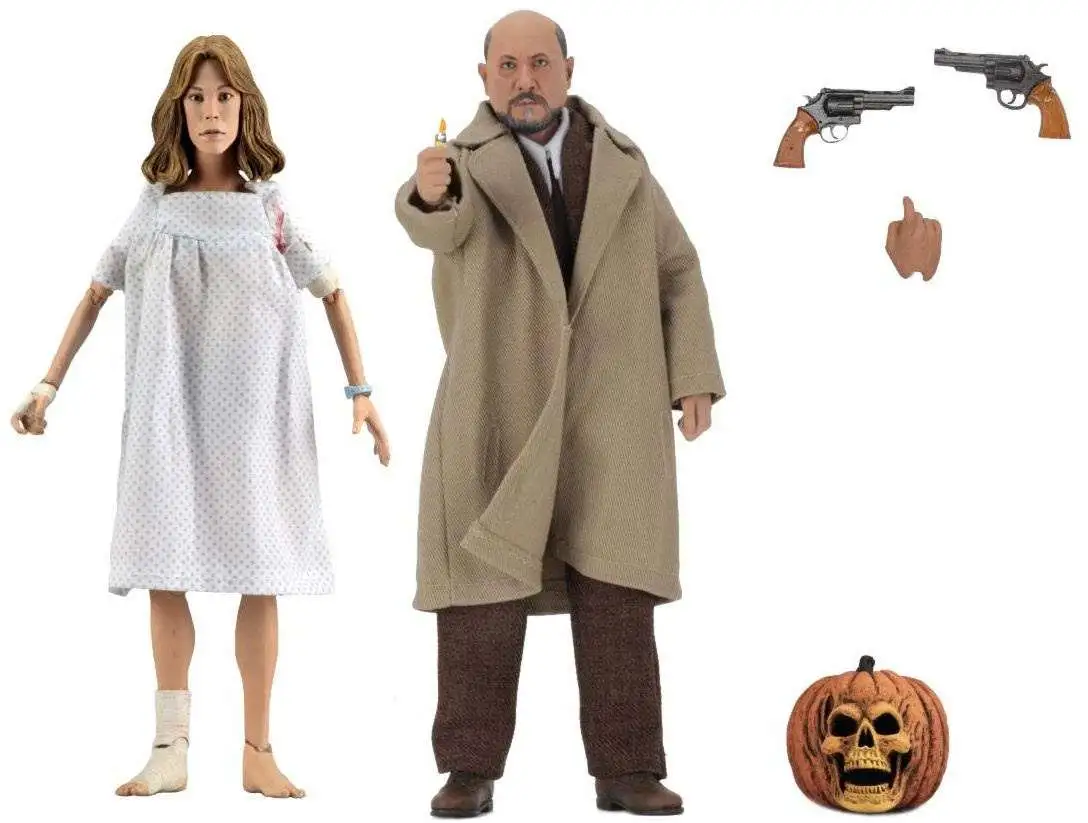 NECA Halloween 2 Doctor Loomis & Laurie Strode Action Figure 2-Pack [1981]