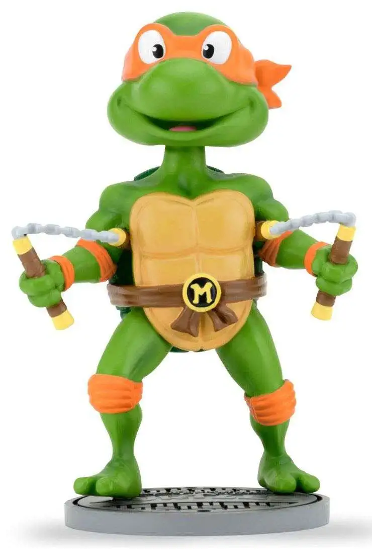 NECA Teenage Mutant Ninja Turtles Michelangelo Head Knocker [Classic]