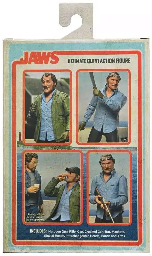 NECA Jaws Sam Quint 7 Action Figure Ultimate Version, 50th