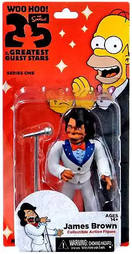 NECA The Simpsons Greatest Guest Stars Series 1 James Brown Action FIgure