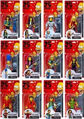 NECA The Simpsons Series 4 Set of 12 Action Figures - ToyWiz