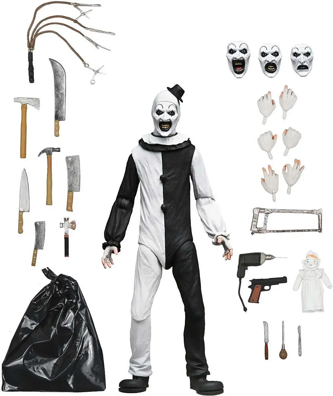 Terrifier3 Art the Clownテリファーフィギュアグッズセット Amazon.com: Trick Or Treat Studios Terrifier Art The Clown