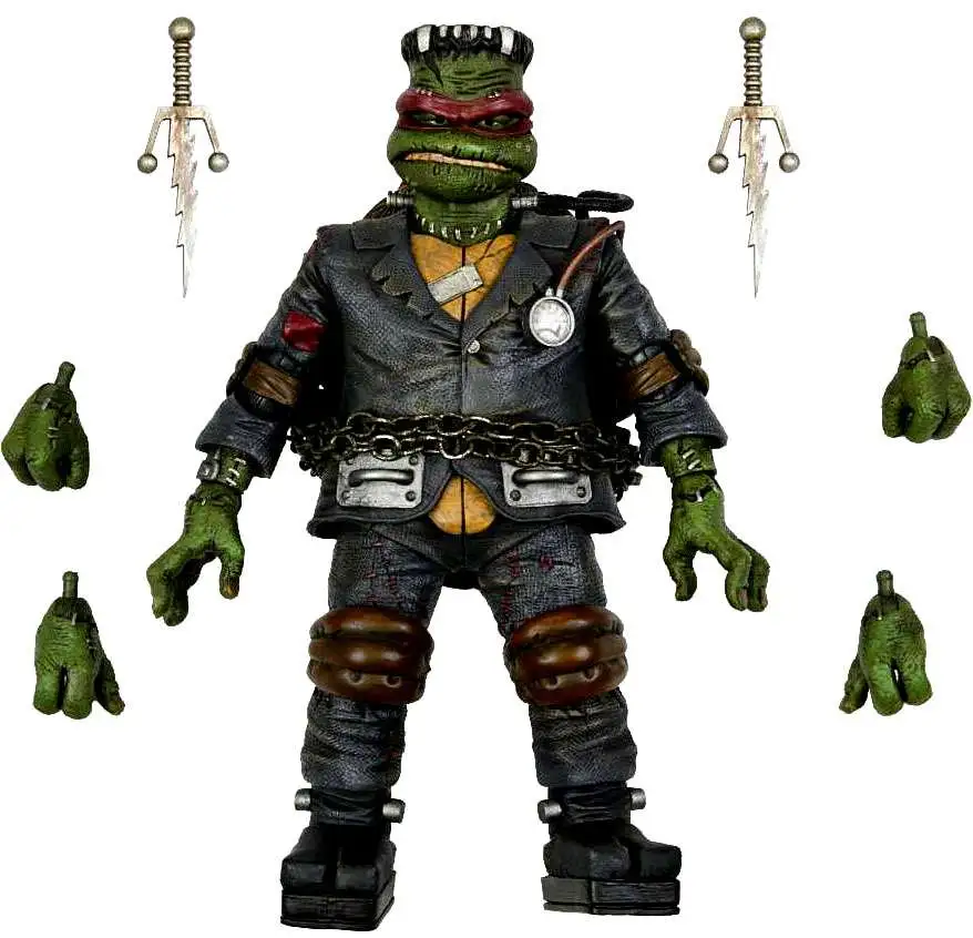 NECA Universal Monsters x Teenage Mutant Ninja Turtles Raphael as Frankenstein's Monster Action Figure [Ultimate Version]