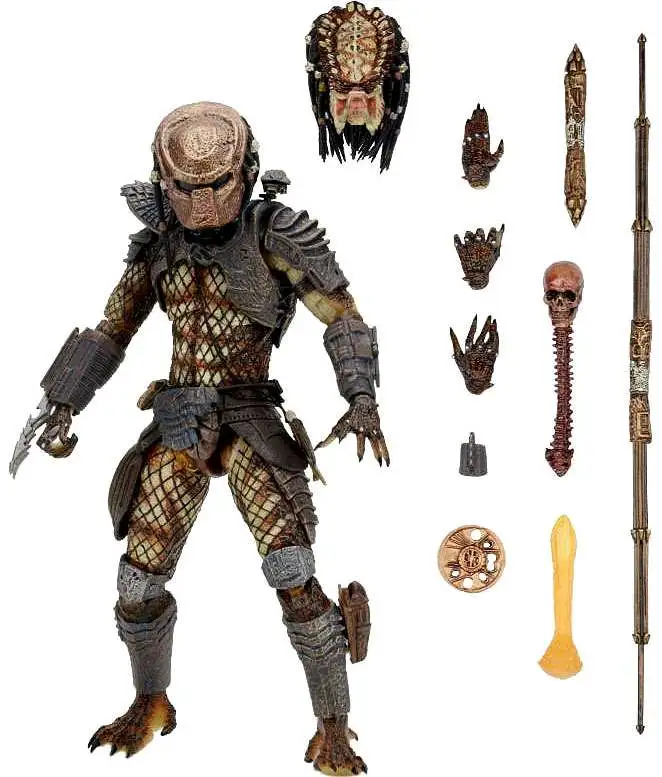 NECA Predator 2 City Hunter Predator Action Figure [Ultimate Version, Damaged Package]