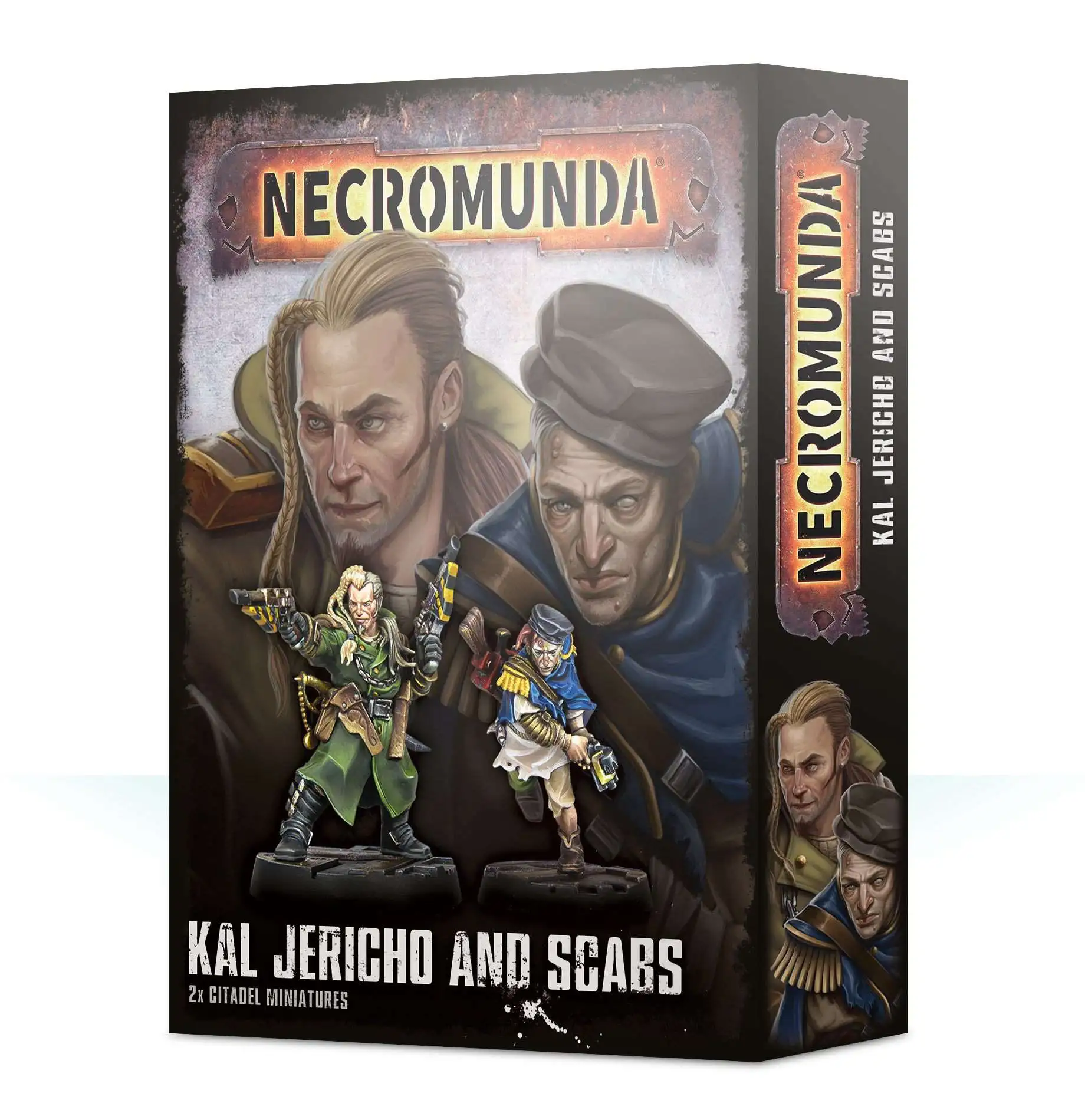 Warhammer 40,000 Necromunda: Underhive Kal Jericho and Scabs Miniature Set