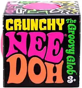 NeeDoh Teenie Crunchy Exclusive Stress Ball [1 RANDOM Color]