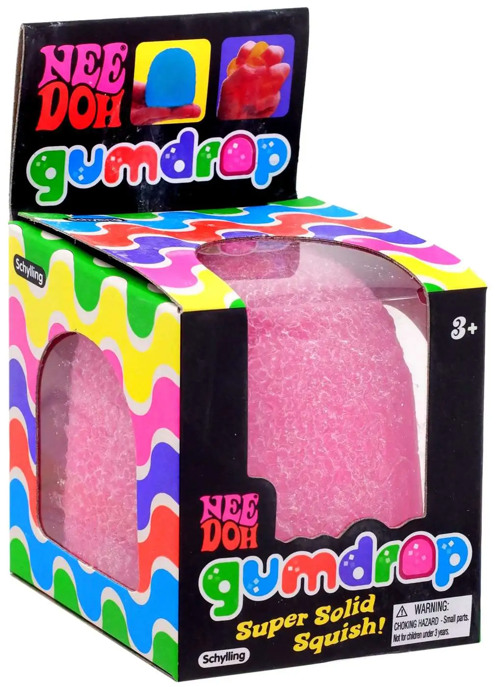 NeeDoh Gumdrop PINK Stress Ball