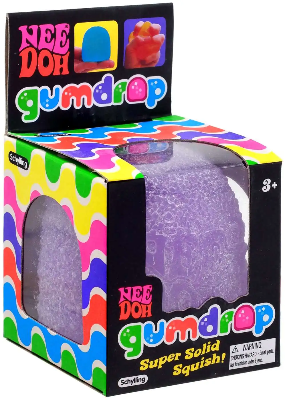 NeeDoh Gumdrop PURPLE Stress Ball