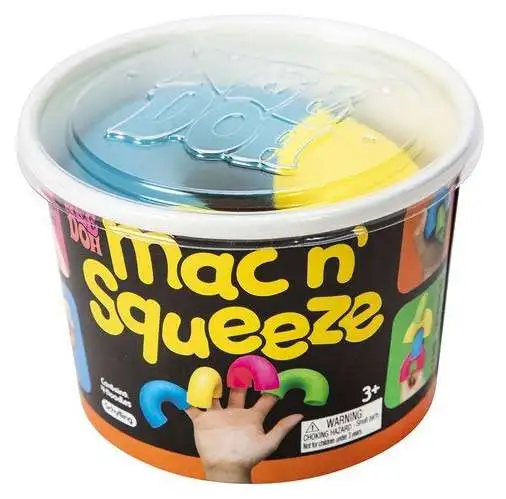 NeeDoh Mac n' Squeeze Stress Ball [1 RANDOM Color, Damaged Package]