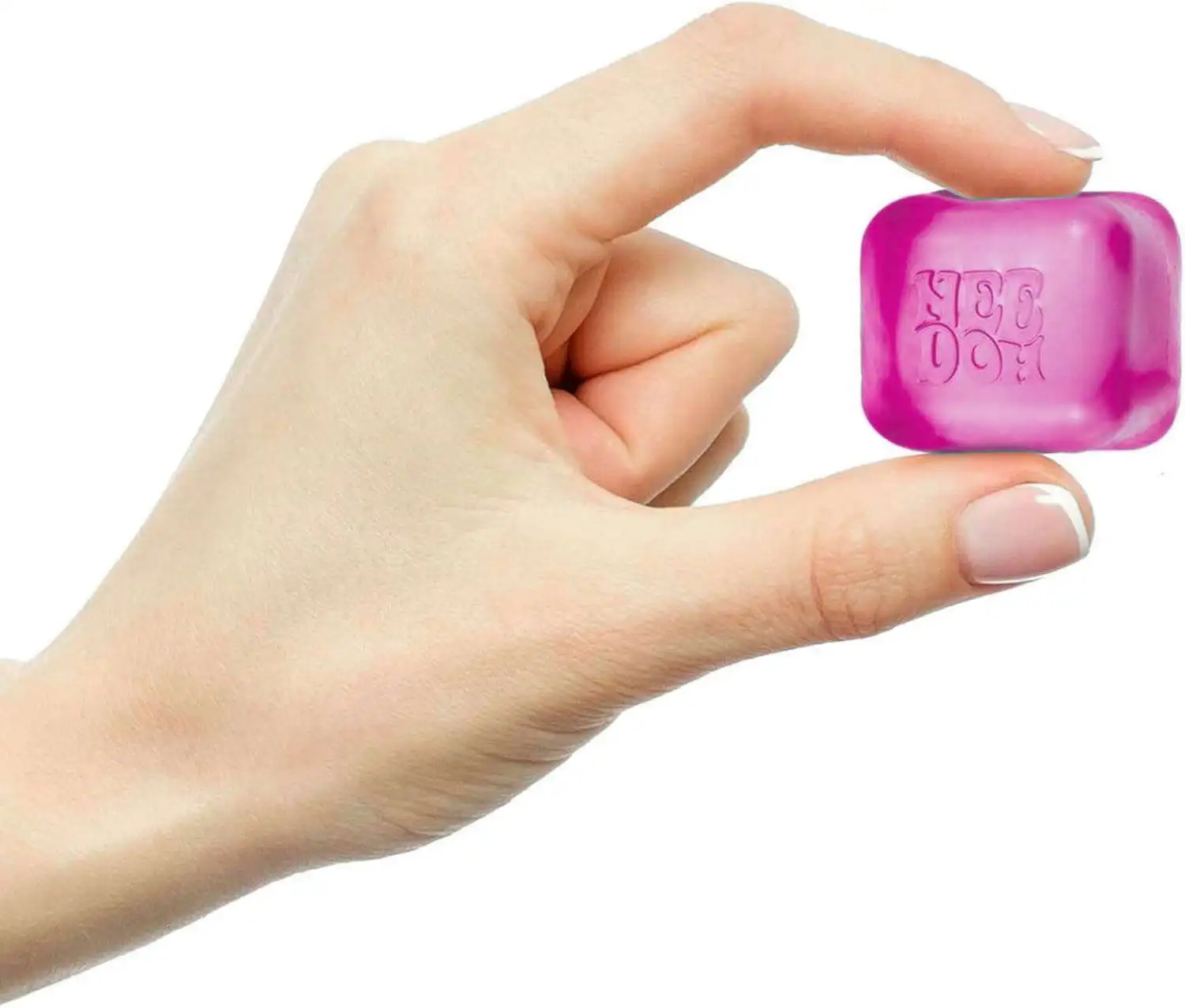 NeeDoh Nice Ice Baby PINK 1.5-Inch Stress Ball [Smaller "Nice Cube"!]