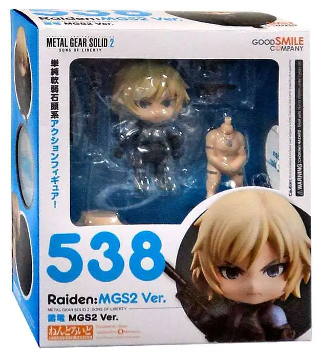 Metal Gear Solid 2 Sons of Liberty Nendoroid Raiden MGS2 Ver 