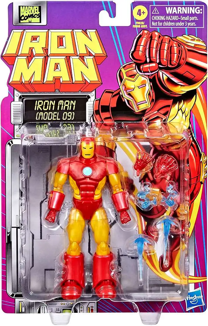 Marvel Legends Retro Series Iron Man Action Figure [Model 09] (Pre-Order ships September)