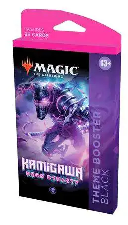 MtG Kamigawa Neon Dynasty Black Theme Booster Pack [35 Cards]