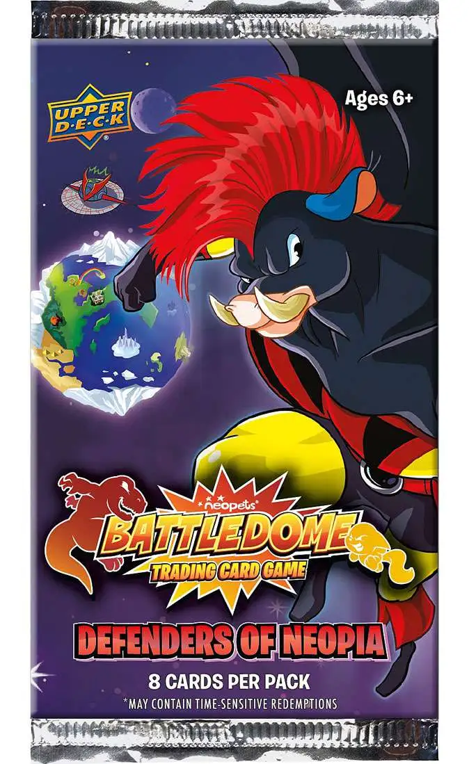 Neopets Battledome Trading Card Game Defenders of Neopia Booster Pack [8 Cards]