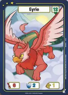 Neopets Battledome Trading Card Game Defenders of Neopia Common Eyrie #009 [Red FOIL]