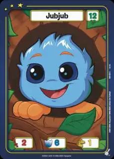 Neopets Battledome Trading Card Game Defenders of Neopia Common Jubjub #022 [Blue FOIL]
