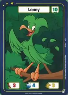 Neopets Battledome Trading Card Game Defenders of Neopia Common Lenny #036 [Green]