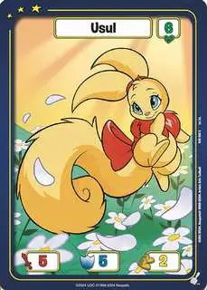 Neopets Battledome Trading Card Game Defenders of Neopia Common Usul #065 [Red]