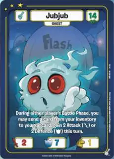 Neopets Battledome Trading Card Game Defenders of Neopia Single Card Super  Rare Jubjub 091 Ghost - ToyWiz