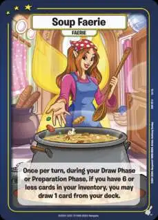 Neopets Battledome Trading Card Game Defenders of Neopia Rare FOIL Soup Faerie #151