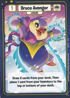 Neopets Battledome Trading Card Game Defenders of Neopia Common Bruce Avenger #153