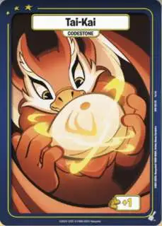 Neopets Battledome Trading Card Game Defenders of Neopia Codestone FOIL Tai-Kai #252