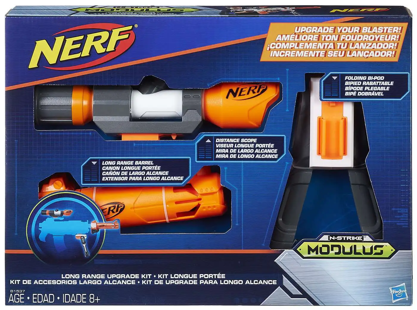 Mundtlig bælte Uændret NERF N-Strike Modulus System Long Range Upgrade Kit Hasbro Toys - ToyWiz