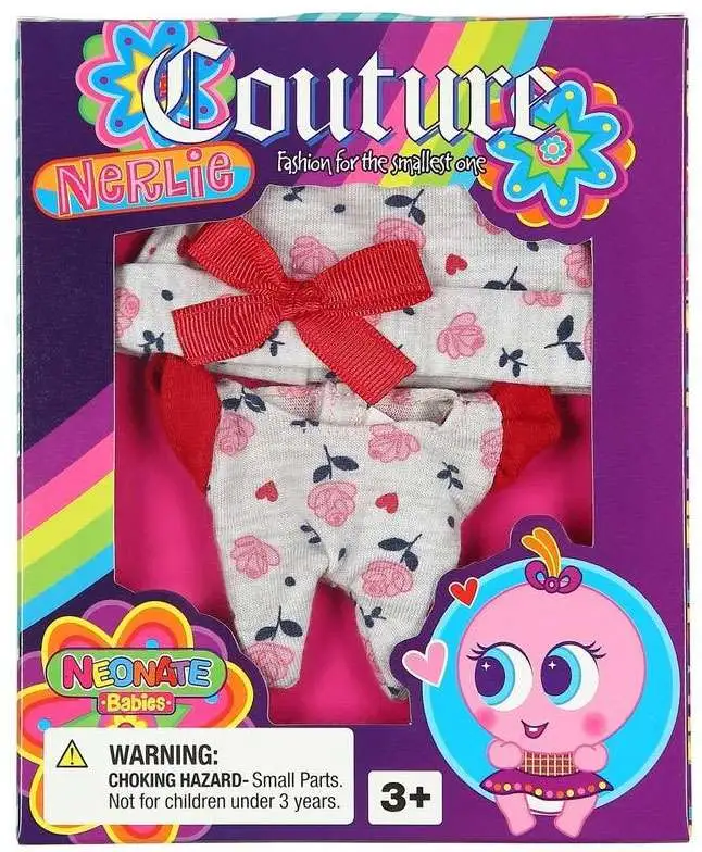 Neonate Babies Nerlie Clothing Pink Roses Red Bow