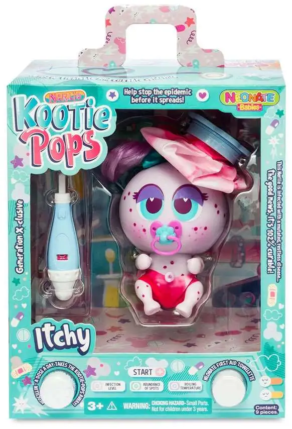 Neonate Babies Nerlie Kootie Pops Itchy Baby Distroller USA - ToyWiz