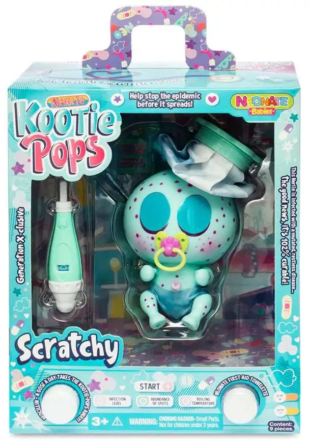 Neonate Babies Nerlie Kootie Pops Scratchy Baby