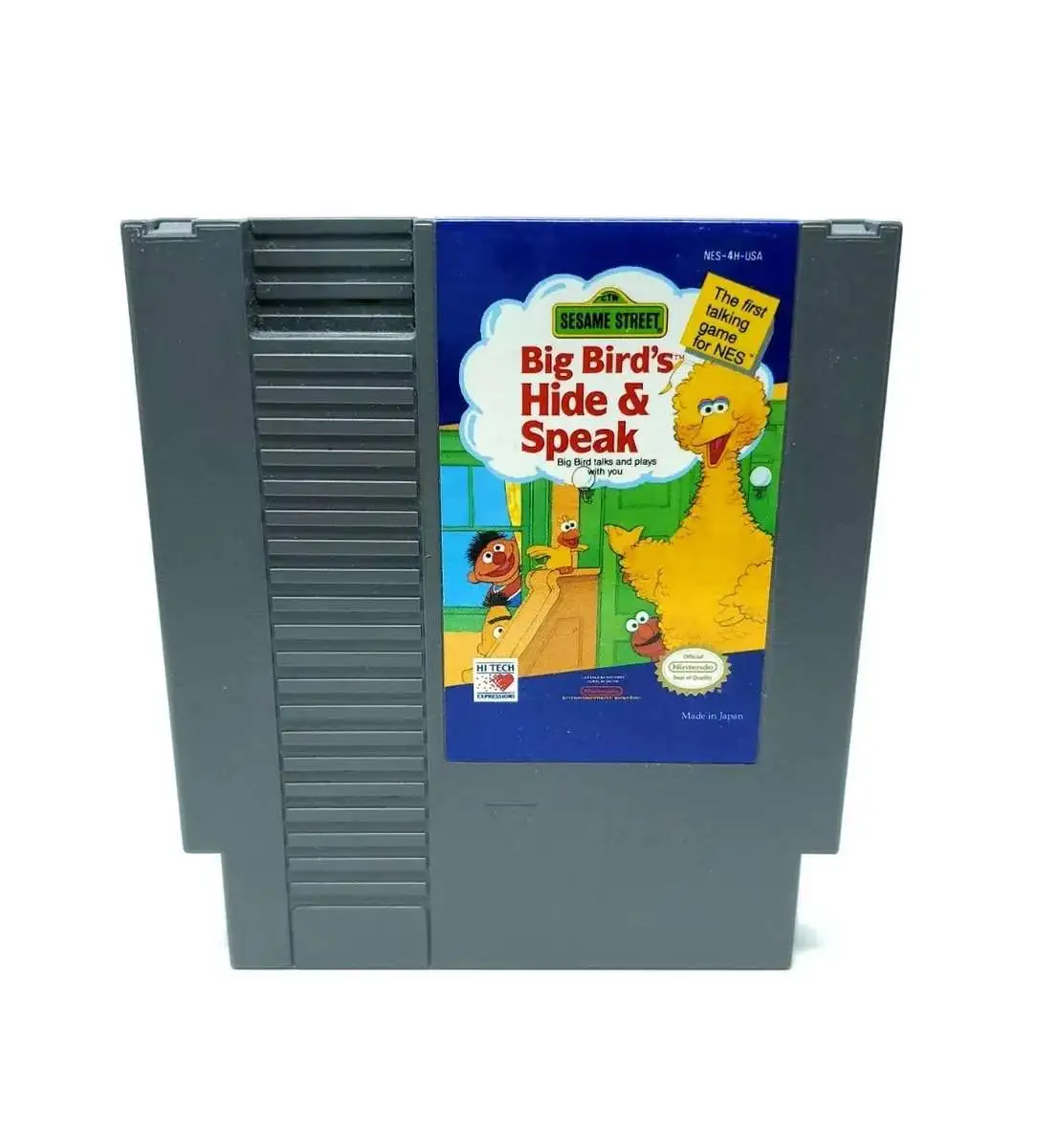 Nintendo NES Big Bird's Hide & Speak Video Game [NO BOX]