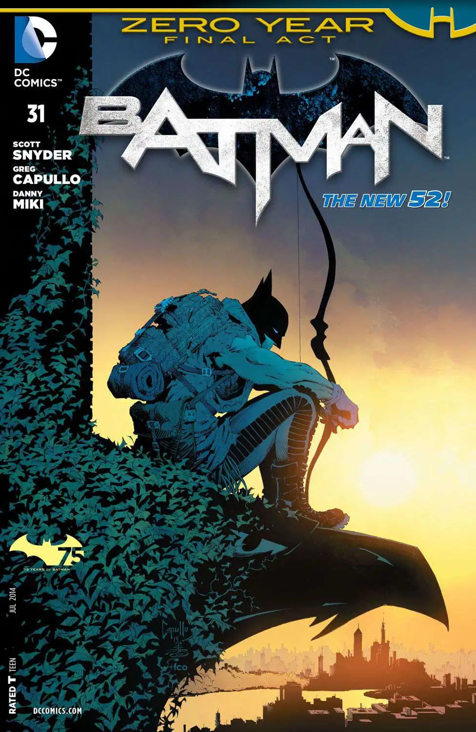 Acercarse Nueva llegada De alguna manera DC The New 52 Batman Zero Year Comic Book 31 DC Comics - ToyWiz