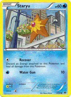 Pokemon Black & White Next Destinies Common Staryu #23 [Reverse Holo]