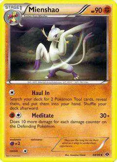 Pokemon Black & White Next Destinies Uncommon Mienshao #68