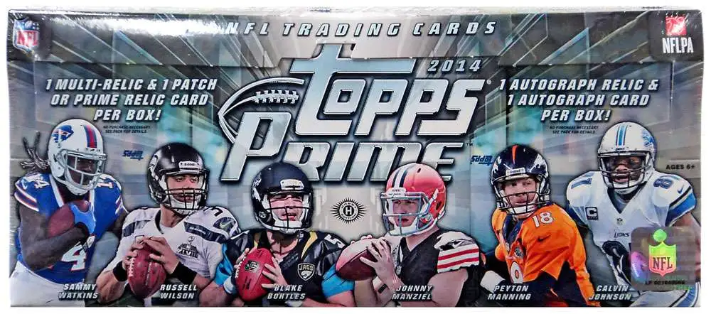 NFL Topps 2014 Prime Football Trading Card HOBBY Box [10 Packs]