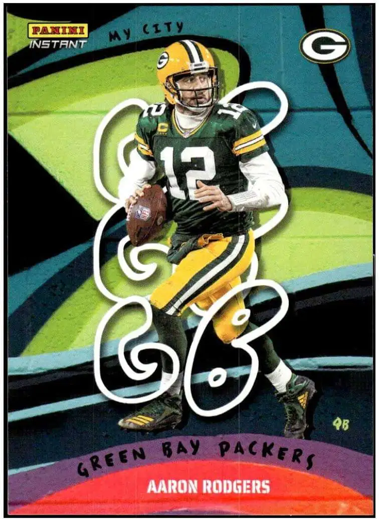 NFL 2022 Instant My City Football 1 of 1860 Aaron Rodgers MC-12