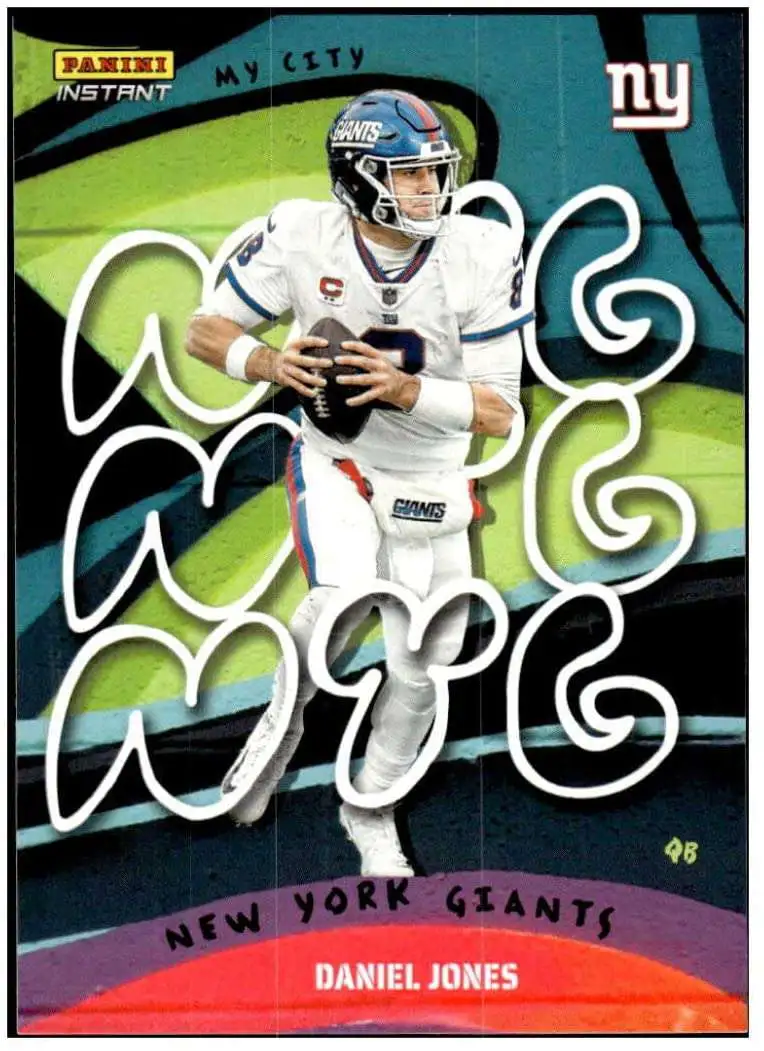 NFL 2022 Instant My City Football Single Card 1 Of 1860 Daniel Jones MC ...