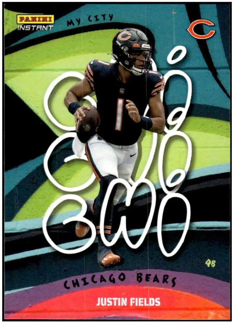 NFL 2021 Prizm Football Single Card Justin Fields 334 Rookie - ToyWiz